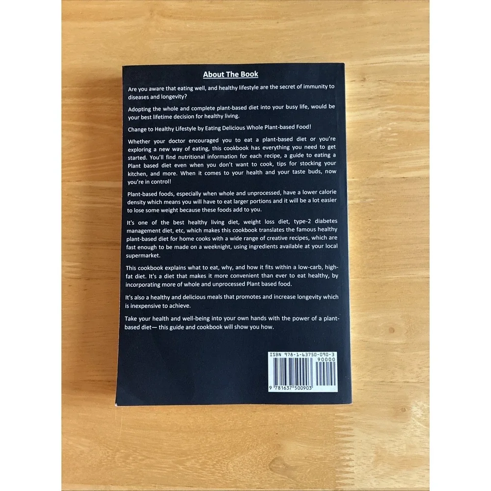 CompletePlantBased Cookbook for Beginners and Dummies by Jessica Jennifer Marino